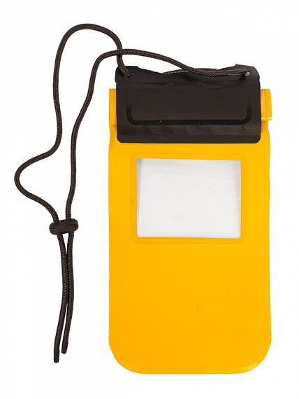 Чехол водонепроницаемый Sargan Сухов ОК для телефона с окном для документов 12см*18см желтый