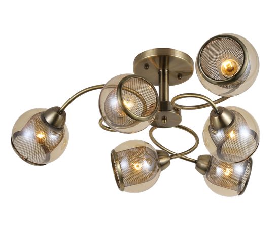 06651/6B BRONZE (2) Люстра (RL)