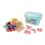 Набор Тесто для лепки 12 цв цветочек в контейнере, C-42171