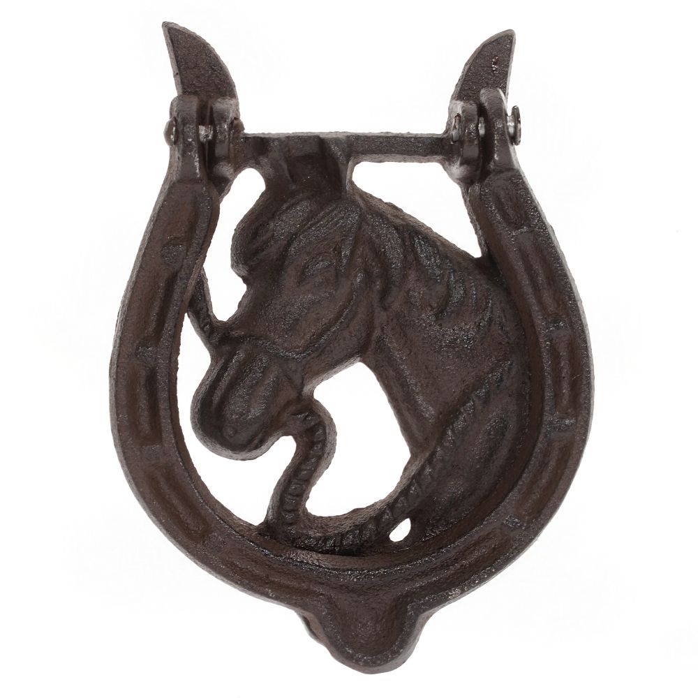 GAEM Дверной молоток "Лошадь", L11,5 W2,5 H16 см