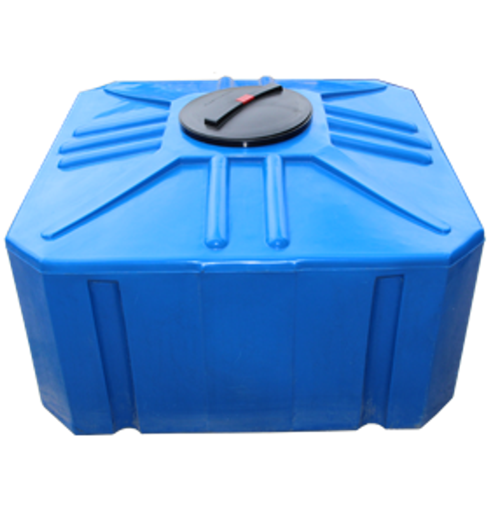 Ёмкость пластиковая пищевая STERH SQ 800 л. прямоугольная (123x123x74см;синий) - арт.555096