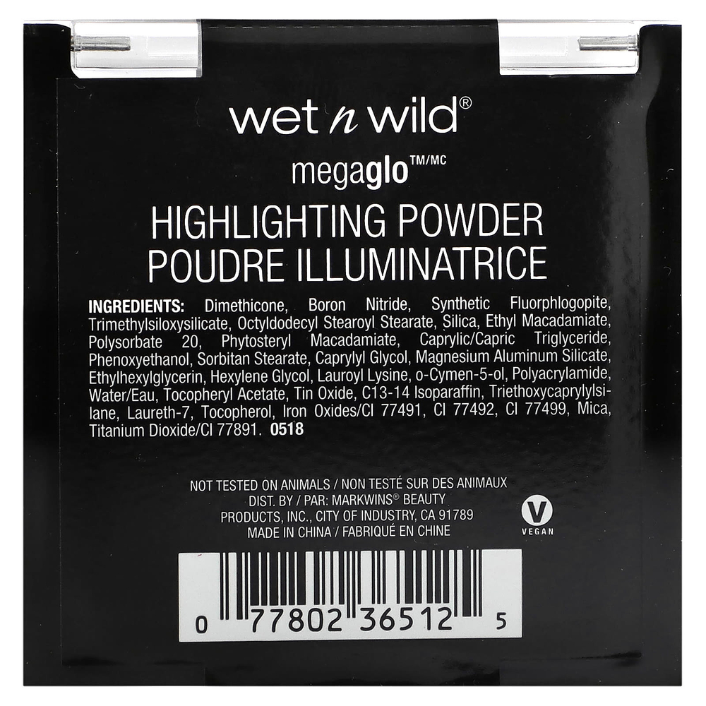 wet n wild, MegaGlo, пудра-хайлайтер, Animal Blossom, 5,4 г (0,19 унции)