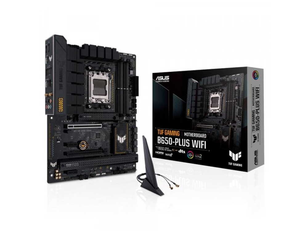 Материнская плата Asus Tuf Gaming B650-plus Wifi, Socket AM5, AMD B650, ATX, RTL [90MB1BZ0-M0EAY0]