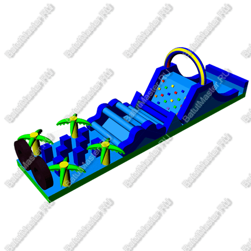 Надувная полоса препятствий "Испытание"