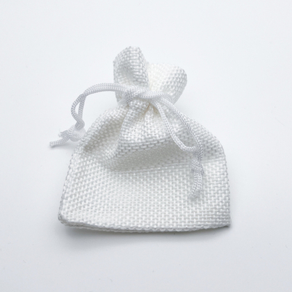 Холщовый мешочек, цвет белый, размер около 9*7 см, цена за 1 шт