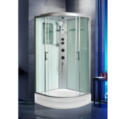 Душевая кабина WeltWasser (ВельтВассер) Werra XL 1004, со средним поддоном, с электрикой и ГМ, 100x100x226