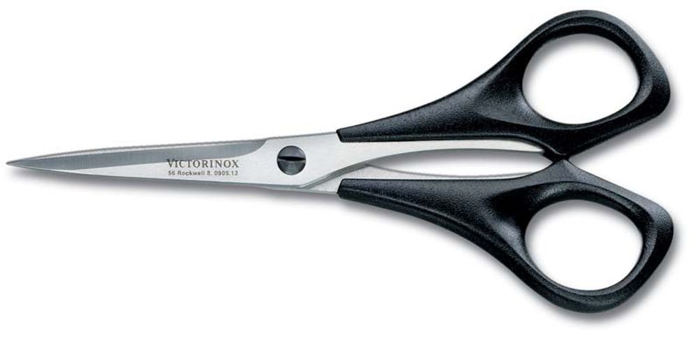 Фото ножницы VICTORINOX из нержавеющей стали 13 см универсальные для бытового и профессионального применения чёрная рукоять с гарантией