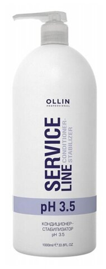 OLLIN SERVICE LINE Кондиционер-стабилизатор рН 3.5 1000мл/ Сonditioner-stabilizer pH 3.5
