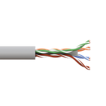 Кабель витая пара TERACOM PRO Cat.6 U/UTP 4 пары solid 23AWG оболочка LSZH нг(А)-HF цвет серый (упак. 305м) (305.00 шт.)