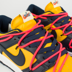 Кроссовки Nike Dunk Low x Off-White Wmns University Gold