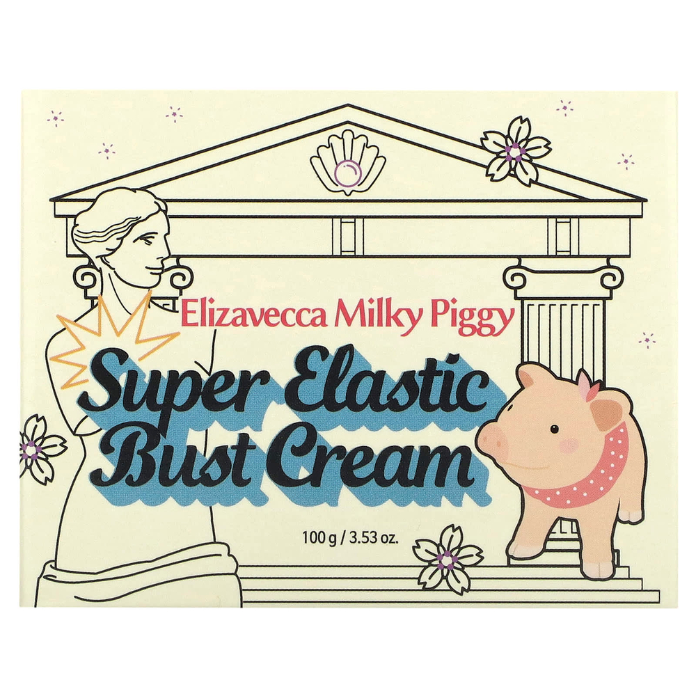 Elizavecca, Milky Piggy, суперэластичный крем для груди, 100 г (3,53 унции)