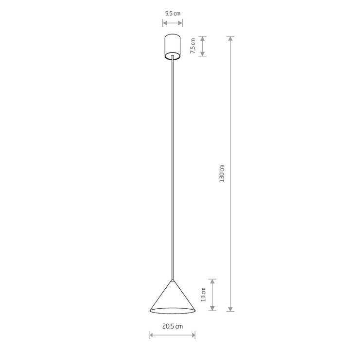 Подвесной светильник Nowodvorski Zenith S Gray 10880