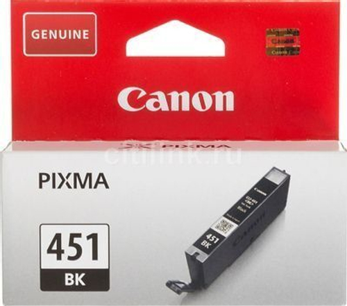 Картридж Canon CLI-451BK черный для струйной печати. Товар уцененный