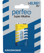 Батарейка Крона 6LR61-1B Perfeo Super Alcaline (1шт)
