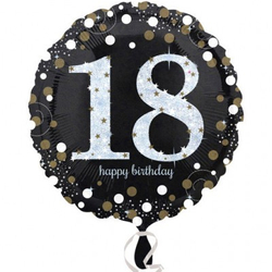А 18" HB Sparkling Birthday 18 gold S55