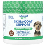 Nutricost, Pets, для поддержки кожи и шерсти, для собак, говядина, 60 жевательных таблеток, 180 г (6,4 унции)