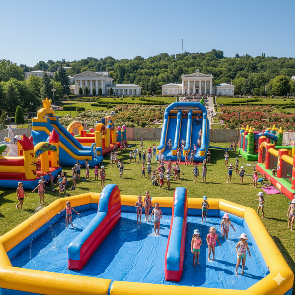Надувной батут купить в Кисловодске недорого от БатутМастер 🎉 Надувной батут купить в Кисловодске недорого от БатутМастер 🎉