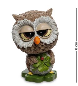 RV-859 Фигурка «Сова с четырехлистником - на удачу» (W.Stratford)