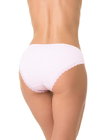 Трусики-слипы из деликатного хлопкового полотна (Размер: L) (Цвет: бежевый)