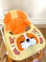 Ходунки SBL 5401 U (Teddy Bear), оранжевый (силиконовые колеса)