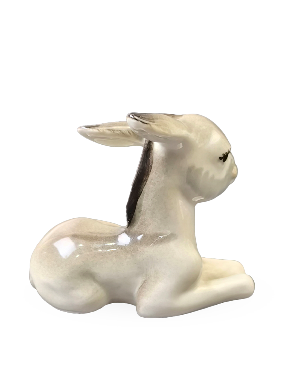 Фарфоровая статуэтка (миниатюра) "Ослик" ЛФЗ