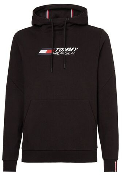 Мужская теннисная кофта Tommy Hilfiger Essential Hoody - black