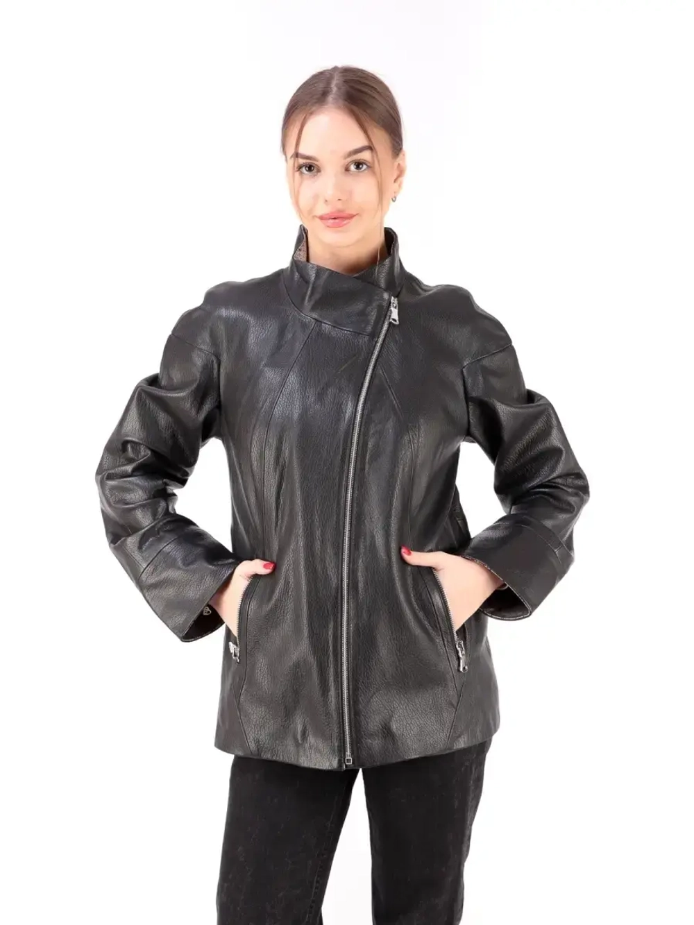 Куртка женская из натуральной кожи