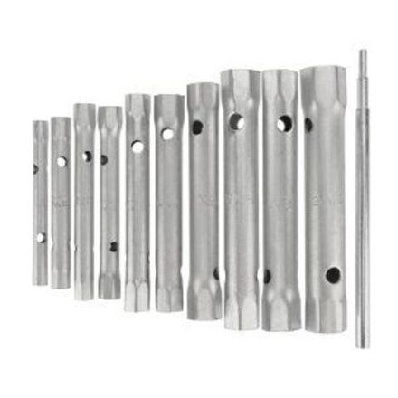 Набор ключей-трубок торцевых REXANT 6х22 мм, вороток, оцинкованные, 10 шт.