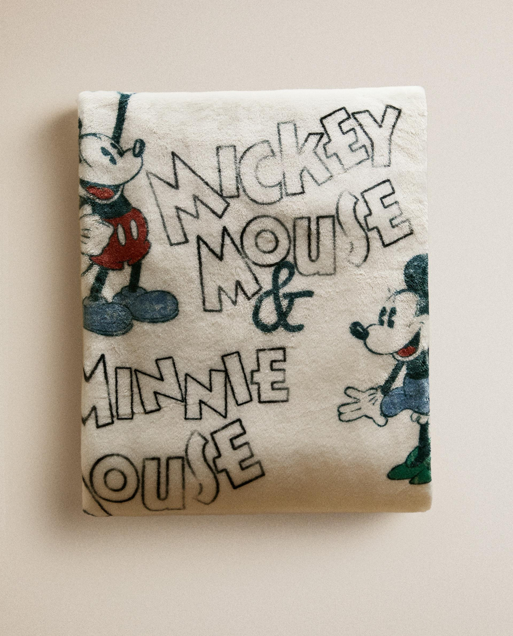 Zara Home плед детский из полиэстера, экрю, 90x120 см · 0616/004