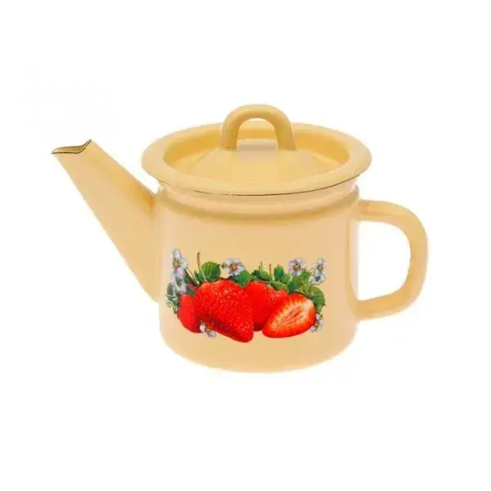 Чайник эмалированный 1,0л с рисунком С2707.3 С2707.3П С2707.3*59