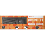 Клавиатура проводная Defender Element HB-190 USB (черный)