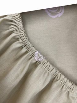 Постельное белье сатин Milky Garden "Sevilla/Sevilla (компаньон)" евро  Наволочка 50х70 см 2 шт Простынь на резинке 180x200 см Пододеяльник 200x215 см