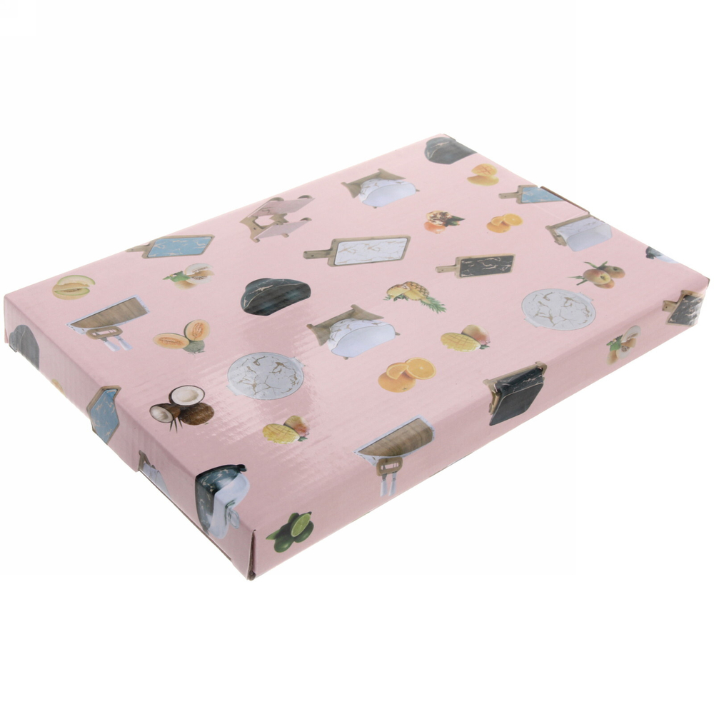 Блюдо керамическое «Райский сад» 29*19см, белое