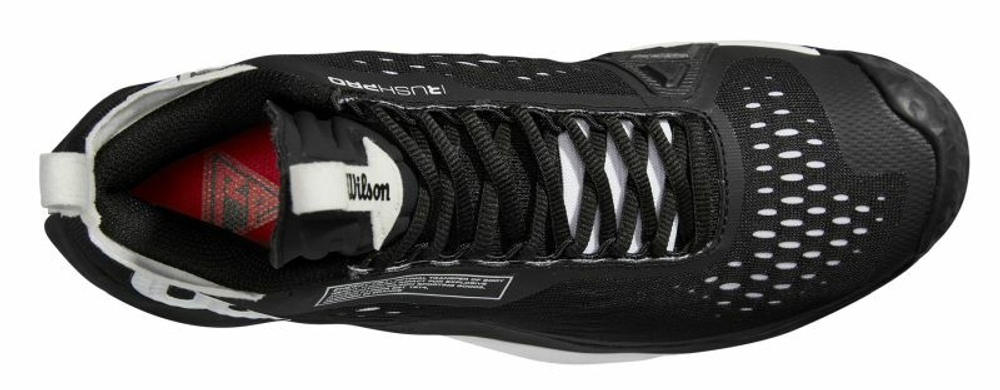 Теннисные кроссовки Wilson Rush Pro Tour Mid - black/white/black