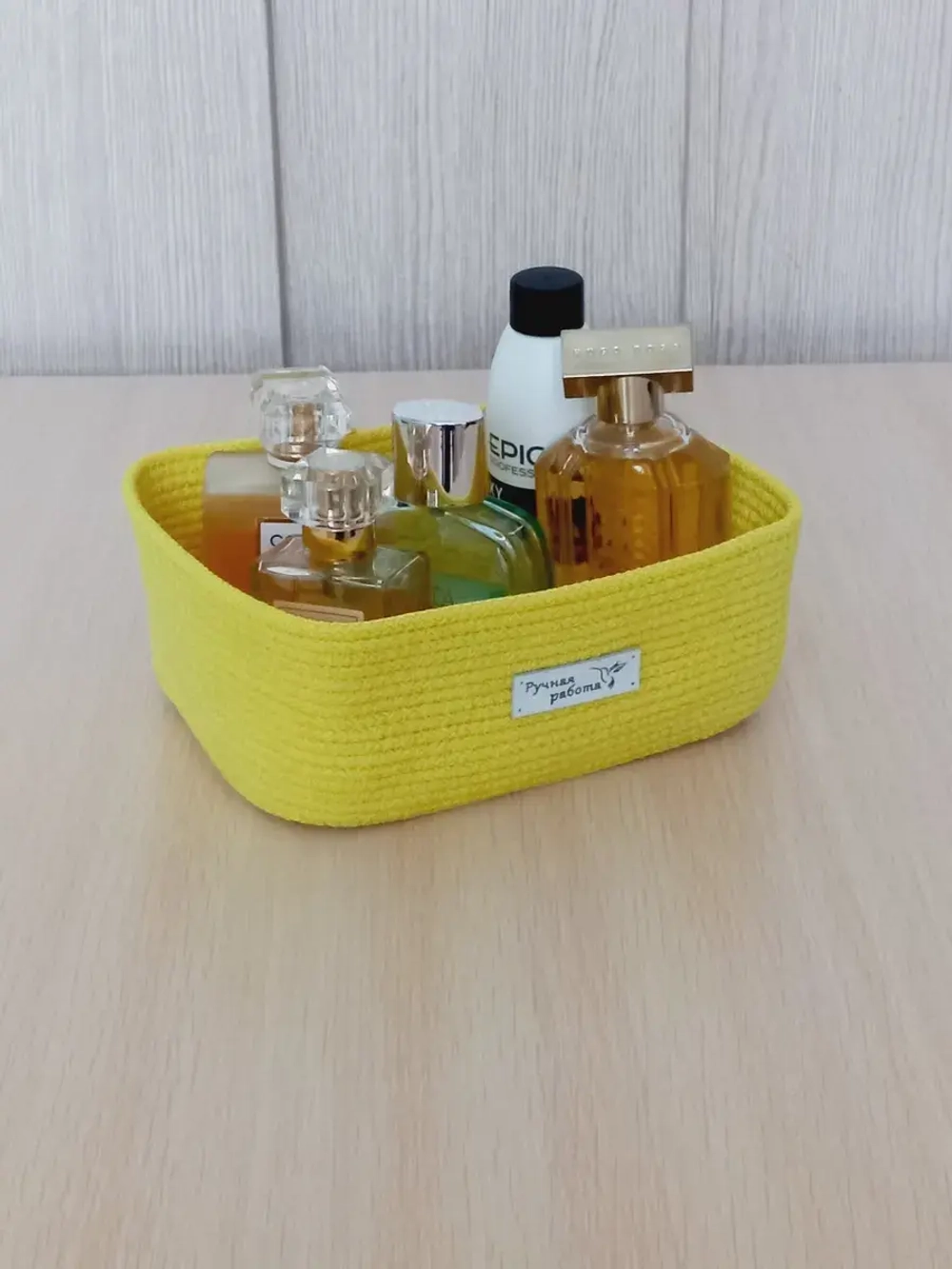 Корзина для хранения плетеная