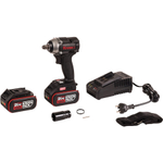 Гайковерт аккумуляторный KRESS KU272.2 20V 4Ач х2, Зу 2А, кейс