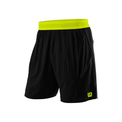 Мужские теннисные шорты Wilson Kaos Mirage 7 Shorts Men - Black, Yellow