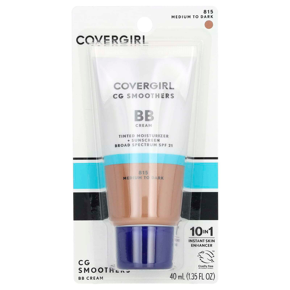 Covergirl, CG Smoothers, BB-крем, SPF 21, оттенок 815 от среднего до темного, 40 мл (1,35 жидк. унции)