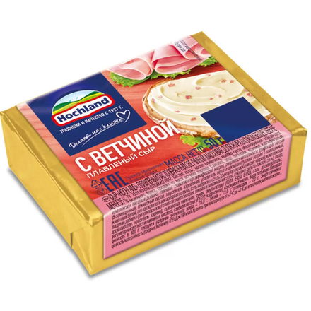 Сыр Hochland плавленый с ветчиной 50 гр