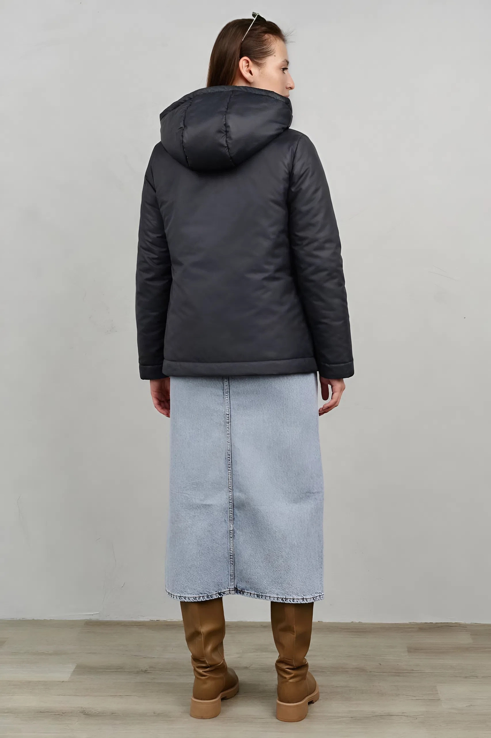 Куртка женская демисезонная "HN-3" темно-серый