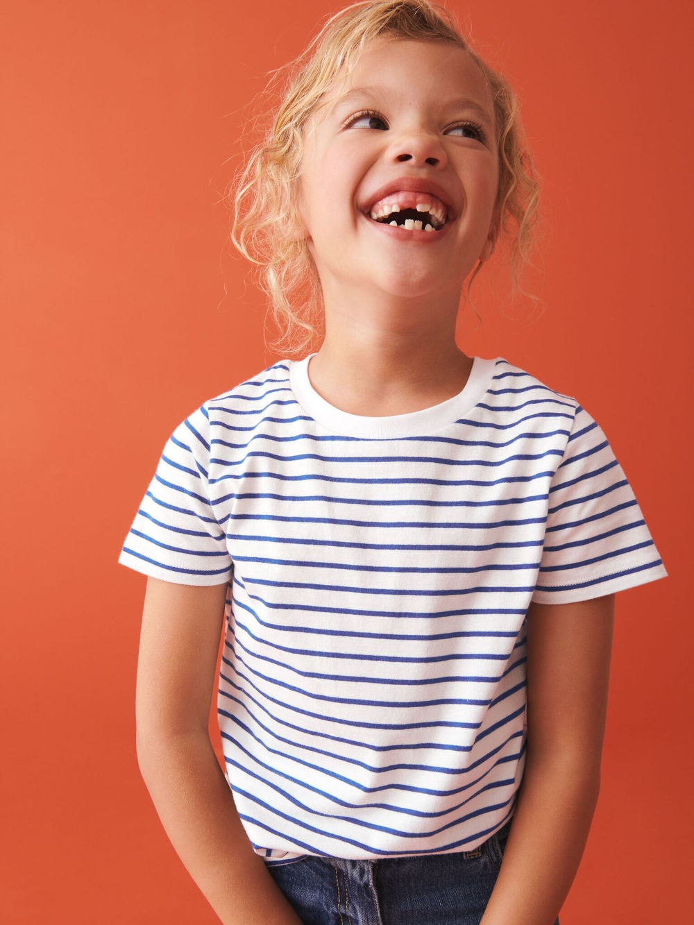 Футболка для девочки Next 986-641, Белый, Синий