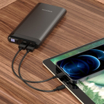 Портативный аккумулятор BOROFONE BJ10 10000 mAh (металлик)