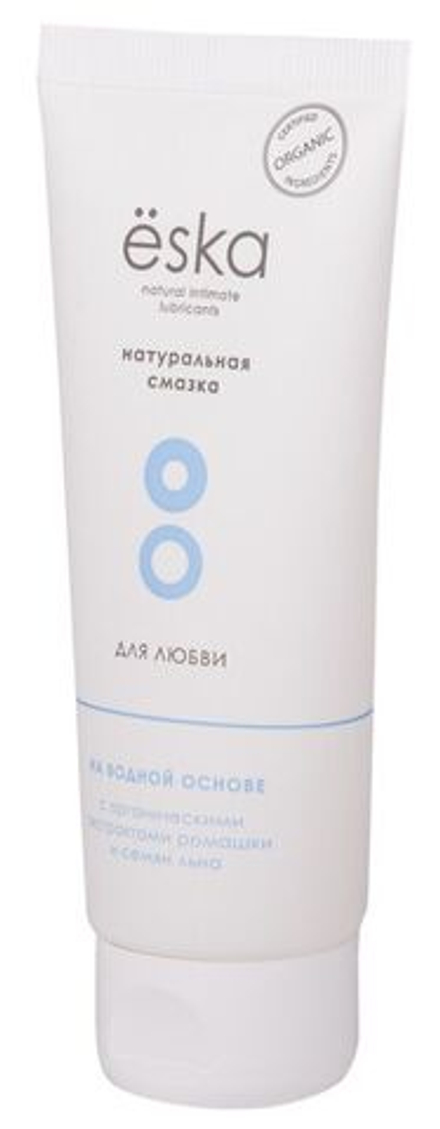Натуральный лубрикант Ёska на водной основе с органическими экстрактами ромашки и льна 75мл