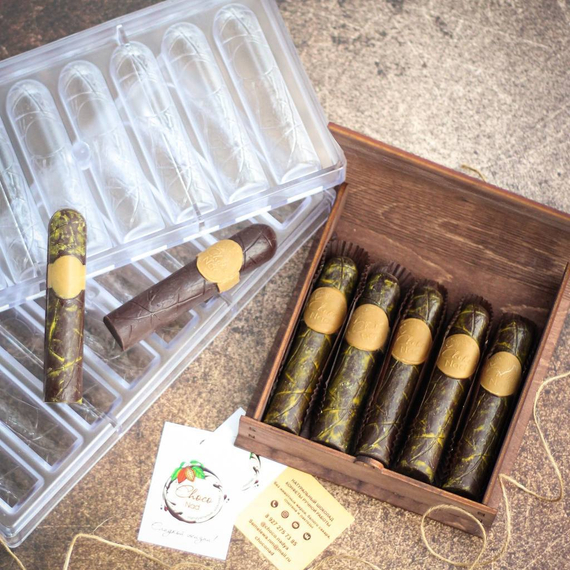 886 | Форма для шоколадных батончиков (275х135 мм)