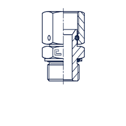 Штуцер FNH JIC 1.7/8" BSP 1.1/4