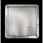 Розетка 1-я с з/к и крышкой Profitec Tesla Серебро