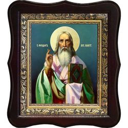 Феодор Константинопольский архиепископ, Святитель. Икона на холсте.