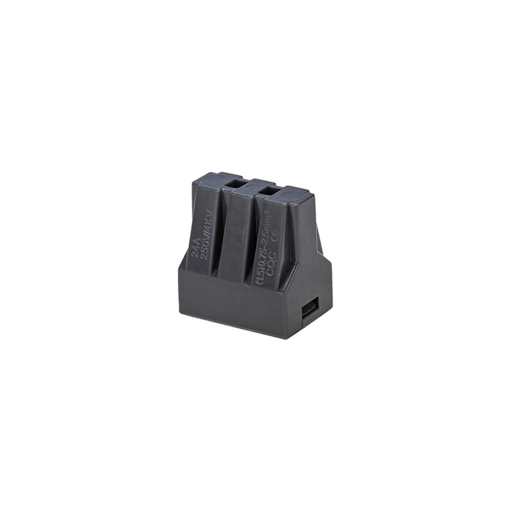 Экспресс-клемма с пастой СМК 773-306, 6-проводная до 2,5 мм² серая, (блистер 5шт.)  REXANT
