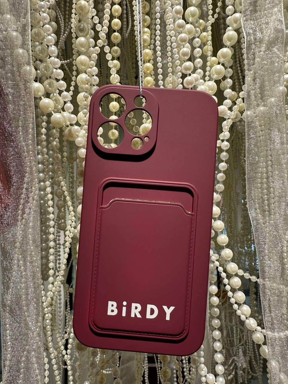 Чехол для телефона BIRDY | iPhone бордовый
