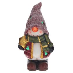 GAEM Фигурка декоративная с подсветкой "Снеговик", L12 W9 H21 см, (2хLR44), 2в.